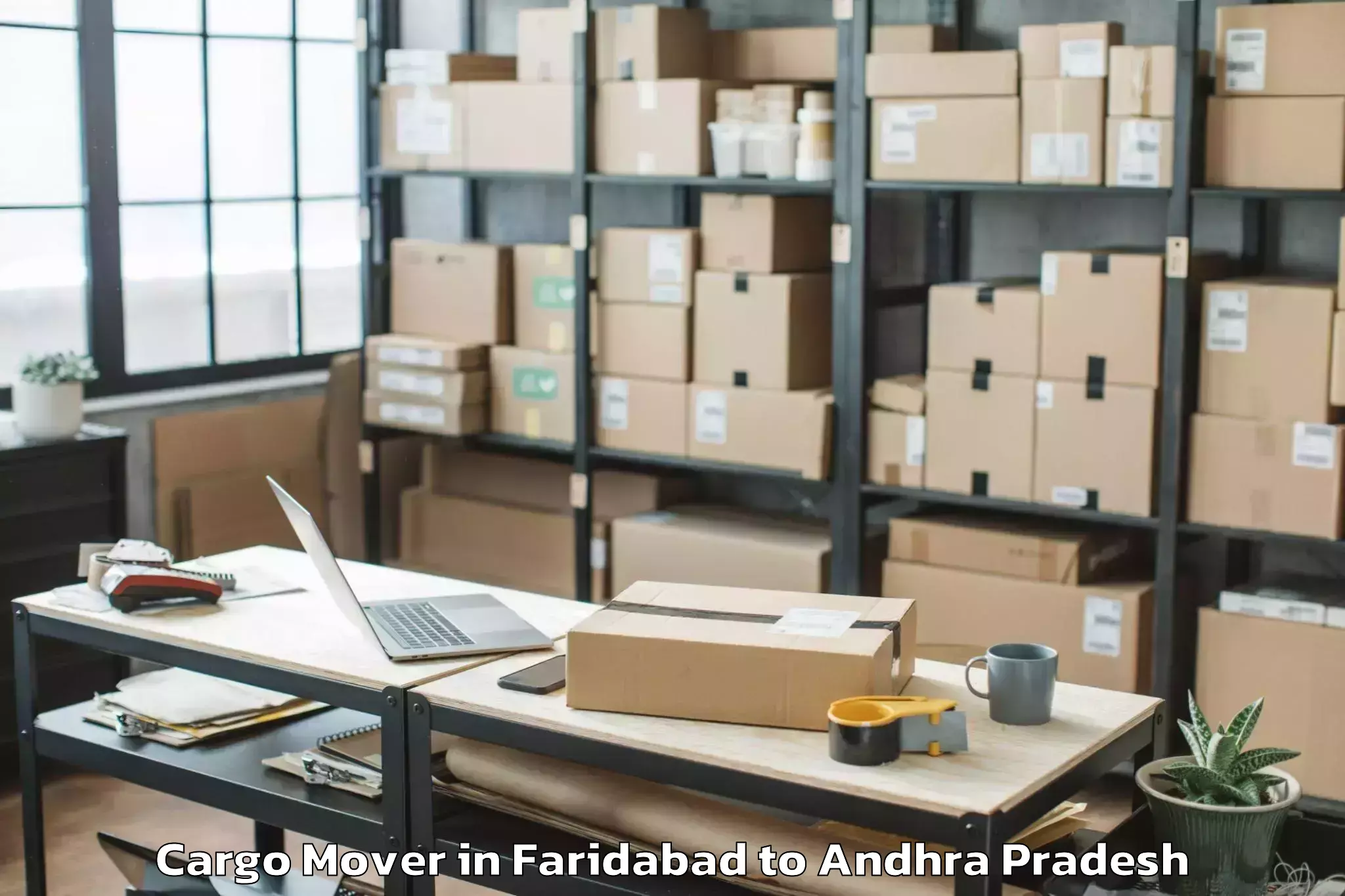 Book Faridabad to Chitvel Cargo Mover Online